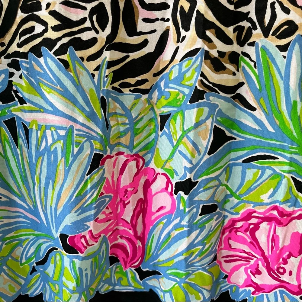 Lilly Pulitzer Ophelia Swing Dress, Can You Zee Me, Size Large - Picture 4 of 8